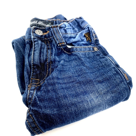 Boys Jeans Pants Size 5 English Laundry Straight Adjustable  Blue Button Pockets - Picture 7 of 7